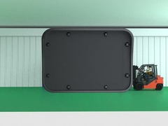 24.150 GHZ czujnik drzwi przemysłowych / wykrywacz ruchu radarowy mikrofalowy z dwoma przekaźnikami