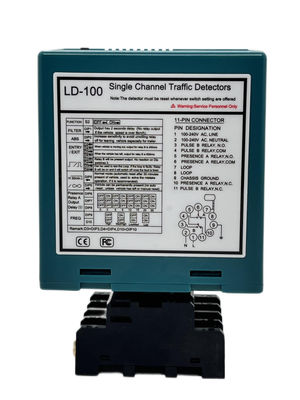 kupować 15-2000 μH 100-240 VAC Detektor pętli pojedynczego kanału do dokładnego wykrywania bezpieczeństwa bariery boomowej produkcja online